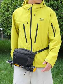 1pc Fashionable Minimalist Patchwork Men's Sling Bag, High-Quality Nylon Material, Large Capacity For Daily Essentials, Unisex Chest Bag For Commuting And Shopping, Comfortable Adjustable Strap Can Be Worn On Shoulder Or Attached To Backpack To Increase Storage Space, Multifunctional And Practical Men's Waist Bag. - Multicolor - View 6