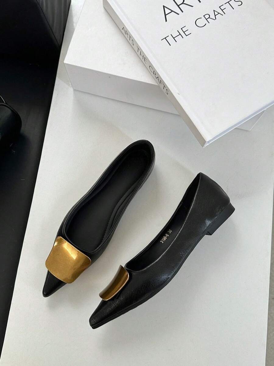 Women Flats - Black - View 1