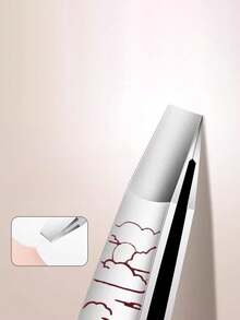 1/4pcs Stainless Steel Precision Eyebrow Tweezers Set, Professional Beauty Tool For Eyebrow, Facial Hair And Ingrown Hair Care, Unisex Eyebrow Tweezer - Multicolor - View 4