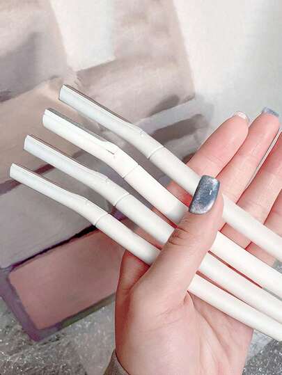 1 pieza Maquinilla de afeitar profesional para cejas, set de recortadora de cejas antiarañazos para principiantes, herramienta de belleza unisex
