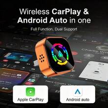2026 Wireless Carplay Adapter For IPhone/Android - Fast Connection,No Latency,Hands-Free Call Wireless Adapter Electronic Charger Carplay Dongle - Simple - 查看 3