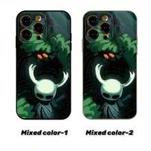 1pc Funda de teléfono de moda y  de Tokyo adecuada para iPhone 16Pro Max 15Pro/ 14Pro/ 13Pro/ 12Pro/ 12/ 11/ 11promax, material TPU, impresión de graffiti, funda protectora compacta anti-caída y anti-arañazos, cubierta antiarañazos, serie Silksong, a la moda - Mezcla de colores - Ver 5