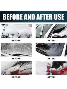Car Windshield De-Icer Spray - Fast Ice Melt Anti-Frost | Gentle On Car Glass & Refrigerator Freezers - Multicolor - View 7