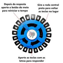 Jogo De Raciocínio o ê Stop Jogar Entre Amigos com 72 Temas - Azul - Visão 3