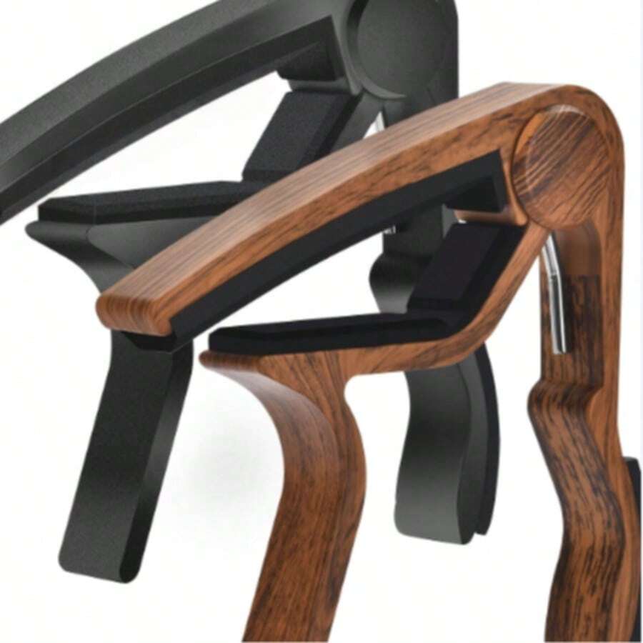 提升你的吉他演奏水平！这款优质变调夹可以增强你的吉他演奏表现力——适用于原声吉他、电吉他和贝斯！使用这款两件套高品质变调夹——适用于原声吉他、电吉他和贝斯，释放你的音乐才华！ - 黑色 - 查看 1