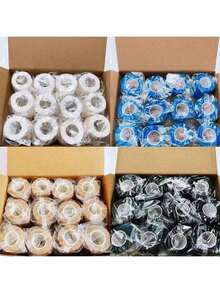 1/6/12 Rolls Black/White/Nude/Blue Elastic Self-Adhesive Bandage, Breathable Flexible Non-Woven Self-Adhesive Bandage (No Packaging Box) - Multicolor - View 2
