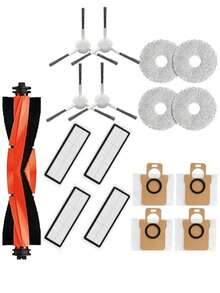 Accessories For Xiaomi Robot Vacuum Cleaner X20+, X20 Plus, X10+, X10 Plus, Including Main Brush, Side Brush, HEPA Filter, And Mop Pad. - Multicolor - View 16