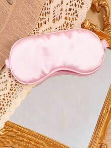 1 pieza/2 piezas Máscara para dormir que bloquea la luz, máscara de ojos de seda de imitación de doble cara, máscara de ojos transpirable de varios colores con banda elástica envuelta, máscara de ojos suave y cómoda como regalo - Multicolor - Ver 15