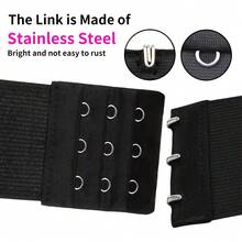 Bra Hook Extenders 3/9 Pcs - Adjustable Elastic Lingerie Extension Straps With 2,3,4 Rows Closure, Bra Back Widener For Comfort - 3 Pieces - View 8