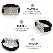 1 Pair Easy Outdoor 26-Tooth Ice Cleats Mountaineering Snow Anti-Slip Shoe Covers With Hook And Loop Stainless Steel Ice Crampons