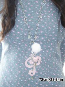 1 Stück Lederband Anch Kreuz Anhänger Lange Halskette, Y2K Chic Mode Metall Schwarze Halskette für Frauen, geeignet für Party, Treffen, tägliches Outfit Kombinieren