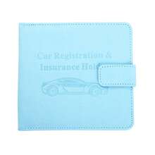 PU Leather Car Document Folder With Card Slots – Vehicle Registration And Insurance Wallet – 8 Colors Festival Graduation Teacher Appreciation Gifts Birthday Gift Mother Gifts Mothers Day Gift Holiday Essentials Graduation Gifts Cute For Women Card Wallet Travel Essential - Multicolor - View 6