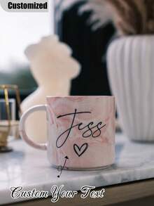 Cốc hình trái tim in tên cá nhân, ly cà phê hình trái tim, thiệp mời phù dâu, quà cầu hôn, quà tặng mẹ, quà tặng bạn thân, quà tặng cho người yêu. - nhiều màu - Xem 4