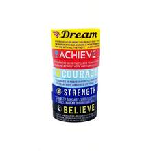 15 - Pack Inspirational Quotes Silicone Wristbands Motivational Gifts Men Women Dream Courage Achieve Strength Believe Party Favors Rubber Bracelets Adults, Teens, and - inicial - Ver 1