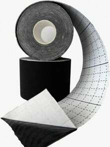 5米长透明胸贴 S-XXL码 时尚塑形提拉胸贴 隐形胸贴文胸 适合大胸女性穿衣或搭配衣物时支撑胸部 - 黑色 - 查看 3