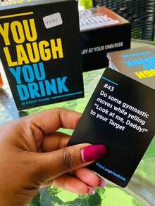 You Laugh You Drink Party Game Hilarious Prompts Drinking Game The Drinking Game For People Who Can't Keep A Straight Face 150 Cards - Cười - Xem 6