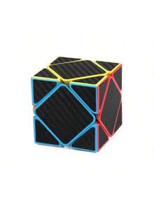HUANG ER 1pc Macaron Color 3x3x3 Speed Cube Puzzle Toy, Stress Relief Gift - Pink - View 10