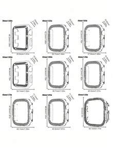 兼容 表壳，带高清超薄钢化玻璃屏幕保护膜，双排闪亮水晶水钻，防摔防刮硬质 PC 超保护套，兼容 Series 11/10/9/8/7/6/5/4/Se，40/41/42/44/45/46mm 女式保护壳 - 無色 - 查看 8