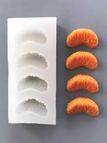 Khuôn nến silicon hình lát cam 3D tự làm Khuôn xà phòng thạch cao hương liệu thủ công Khuôn trái cây thực phẩm mô phỏng Khuôn thạch cao thủ công Dụng cụ trang trí bằng nhựa Khuôn trang trí nhà - trắng - Xem 8