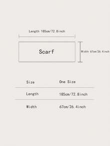 1条仿羊绒简约优雅星形图案提花保暖围巾，适合女性，空调房内，秋冬季节，时尚百搭，可作围脖、披肩，是理想的礼物之选。 - 駝色 - 查看 5