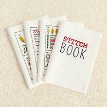1 Set Sewing Book Set (Suitable For Beginners), Embroidery Stitch Tools Kit (Includes Pattern Tutorials), DIY Hand Cross-Stitch Sewing Tools Kit - Multicolor - View 4