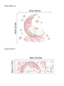 1 unidade - Papel de Parede - Decoração para Casa - Papel de Parede Autoadesivo Removível para Decoração de Paredes, Sala de Estar, Janelas - Decoração de Parede Criativa e Fofa para Decoração de Ambientes e Quartos - Multicolorido - Ver 12