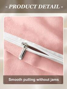 2/3pcs Bedding Set, Solid Color Skin-Friendly Bedding Set, Minimalist Style Bedding Set, Comfortable Soft Breathable, Ideal For Easter, Mother's Day And Holiday Gifts, Suitable For Twin/Full/Queen/King Size Beds - Perfect For Bedroom, Guest Room, Dorm, Includes 1pc Duvet Cover And 1/2pcs Pillow Shams (Filling Not Included), Machine Washable. - Pink - View 5