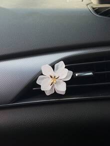 1个/2个装鲜花汽车出风口夹，可爱装饰夹，女士汽车饰品，汽车装饰品 - 均碼 - 查看 6