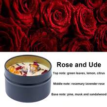 1 Nến thơm hoa cổ điển trong hộp thiếc, sáp đậu nành tự nhiên, hương thơm lâu dài, thích hợp cho không gian gia đình | Quà tặng thanh lịch, đồ dùng tiệc tùng, trang trí phòng (Vị trí hoa khô ngẫu nhiên do làm thủ công) - Nhiều màu - Xem 24