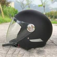 1 Pc Motorcycle Helmet Open Face Motorcycle Helmet Four Seasons For Men And Woman Helmet Motorcycle Half Face Christmas Gift, Birthday Gift