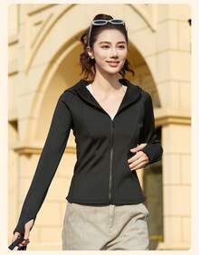 Women Sports Jackets - Black - View 3