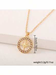 KPOP Style Necklace, Unique Design For Women, Fashionable & Versatile Hollow Pendant, Birthday Gift For Girlfriend - Multicolor - View 3