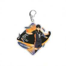 1pc/4pcs Cute Volleyball Team Character Acrylic Keychain - Hinata Shoyo, Kageyama Tobio, Tsukishima Kei, Sawamura Daichi, Sugawara Koushi, Cute Pendant, Unisex, Suitable For Backpacks, Keys, Car Decor, Fan Gifts, Y2K Fashion, Lightweight, Vivid, Double-Sided Printing, High-Definition Material, Creative Accessory, Unisex, Daily Use, Party Decor, Collection