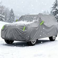 Oxford Cloth Car Cover Suitable For Prado - Dust-Proof, All-Weather Protection, Indoor/Outdoor Dual-Use, Durable Auto Accessory - Grey - View 1