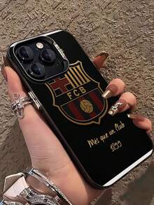 Estampado 2D plano Funda de teléfono FCB Barcelona diseño escudo oficial, material resistente anti-arañazos, compatible con iPhone 14/13/12 Pro Max, ideal para fans fútbol Cubierta de teléfono de colores mixtos con estampado completo para 17 PRO MAX/17 AIR/15 ProMax/16 PROMAX/Galaxy S22/S23/S24/S23 Plus/S24 Ultra/S25/A15/A33/A23, cubierta de Halloween, estética de cubiertas, cubierta 2D plana, cubierta vintage, cubierta de collage, cubierta de moda, cubierta con flores, cubierta cool, cubierta adorable, diseño de impresión UV, seguidores de , amantes de la moda - Color mixto 1 - Ver 2
