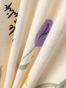 6件套女童睡衣套装，长袖上衣和裤子，100%纯棉睡衣