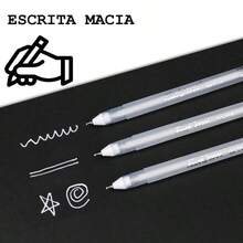White Gelly Roll Ghost Magic Pen Kit For Eyebrow Design And School Drawings - 10個單位. - 查看 4