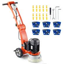 Electric Concrete Floor Grinder 10" Walk-Behind Grinder 1.7HP Concrete Floor Polisher, 1300W Grinding Machine, 1720RPM Upgrade Brushless Motor Surfacing Grinder For Granite/Marble/Stones - 10" - View 8