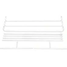 W41.3 XH78.7,White Arch Backdrop Stand For Wedding,Square Metal Arch Balloon Arch Frame Backdrop For Ceremony Celebration Banners - Default - View 4