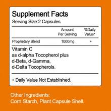 Mulittea | Vitamin C Capsules, Supports Immune Health, Hair, Light Beige, Nail Health, Antioxidant Support - 120 Capsules - 2 bootles(240pcs) - 查看 3