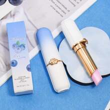 BINGBRUSH 2 Pcs Grape Color Changing Lipstick Queen,PH Mood Long Lasting Labiales Lip Gloss Lip Balm Tinted Magic Lip Stain Makeup Lipstick Set For Women - ColorC - 查看 6