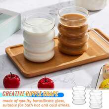 1pc/2pcs Creative Juice Glasses, Home Champagne Glasses, Water Glasses, Suitable For Home Use Or As Holiday Gifts, Adding Fun To Your Life - Multicolor - View 6