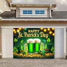 2D Flat One, St. Patrick's Day, 2D Printed Party Banner, No Electricity Required, Holiday Party Decorations, Home Decor Items, Family, Living Room, Bedroom, Garage, Graduation Celebration Decorations - 1PCS - View 7