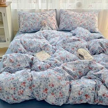 3pcs Minimalist Digital Print Soft & Comfortable Bedding Set - 1 Duvet Cover + 2 Pillowcases, No Filler, Skin-Friendly Brushed Printed Bedding Set, Suitable For Bedroom, Guest Room, King/Queen/Twin Bed, All Seasons, Machine Washable - Multicolor - View 2