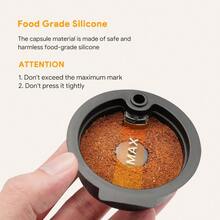 1pc/100pcs Filter Coffee Capsule Paper Reusable Pods For Bosch Tassimo Coffee Maker - Refillable Coffee Capsules Compatible With Tassimo Single-Serve Machine,2.03oz(60ml)/6.09oz(180ml)/6.76oz(20ml)/7.44oz(200ml) - Money-Saving, Brewer Filters, Durable Plastic Compatible With - Multicolor - View 7