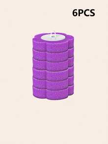 6-42 Pieces Of Disposable Toilet Brush Wall-Mounted Home Toilet Bathroom Cleaning Replacement Head Magic Device - Purple Lavender Replacement Brush Head (handle base not included) - View 14