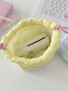 Urocza kosmetyczka ze ściągaczem, woreczek do przechowywania aparatu/filmów CCD, organizer na kosmetyki podróżne, torebka - Wielokolorowe - Zobacz 7