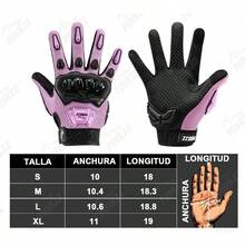 Guantes Proteccion para Motocicleta para Hombre y Mujer PZ05, Pantalla Tctil De Dedo, Guantes De Moto para Proteccin Completa - inicial - Ver 6