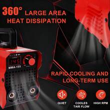 Inversor Para Soldar Portatil Mini Soldadura TIG Máquinas de soldadura y soldadores portátiles para todos tus proyectos de soldadura, inversores - Tipo de Enchufe B USA (110-127V) - Ver 5