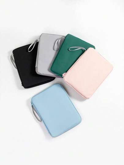 Minimalistisk enfärgad laptopväska, unisex laptopskyddsfodral, förvaringsväska för surfplatta, lätt laptopväska, lämplig som julklapp, skolmaterial, resematerial, födelsedagspresent, alla hjärtans dag-present